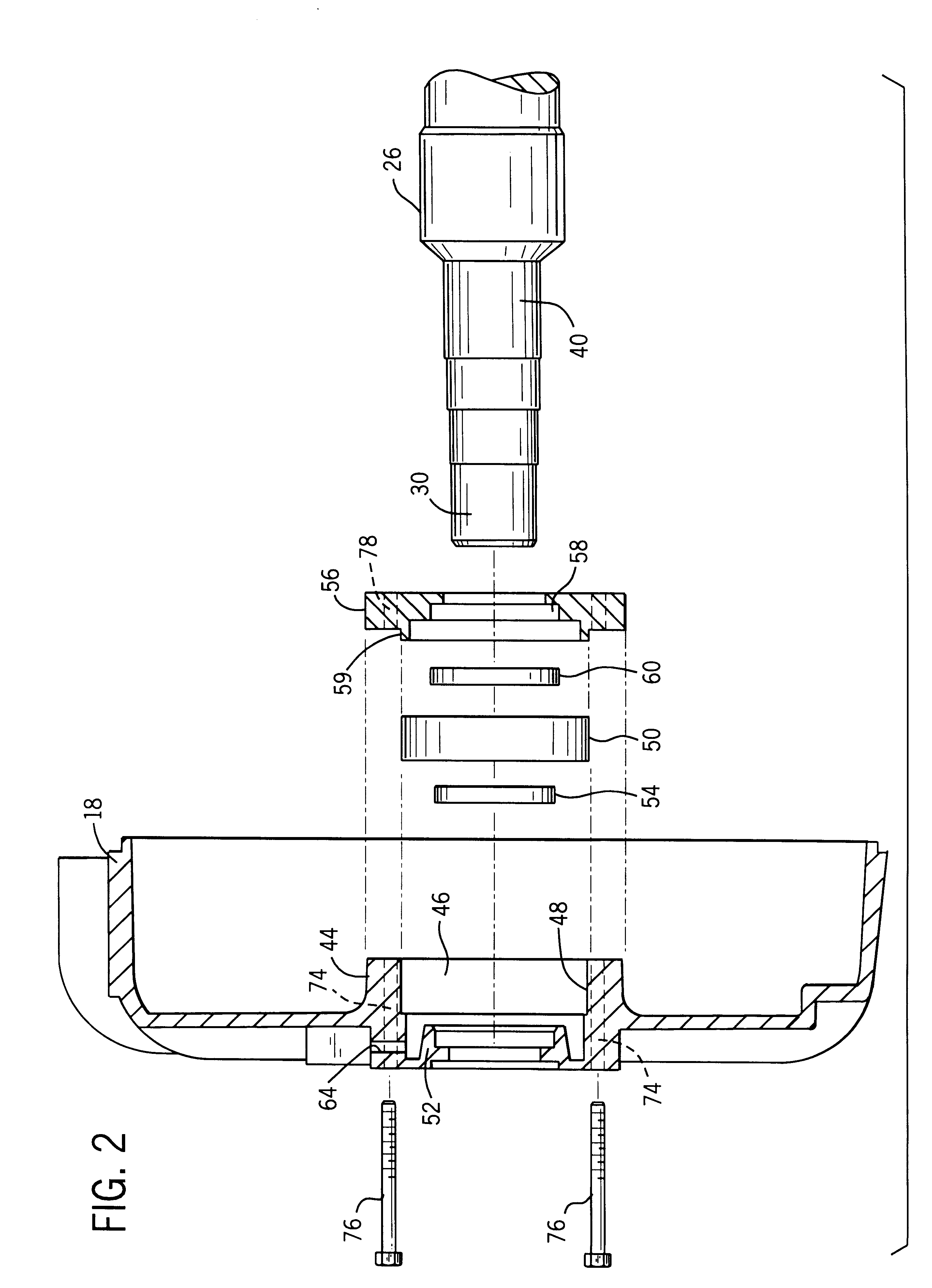 Seal arrangement for an electric motor