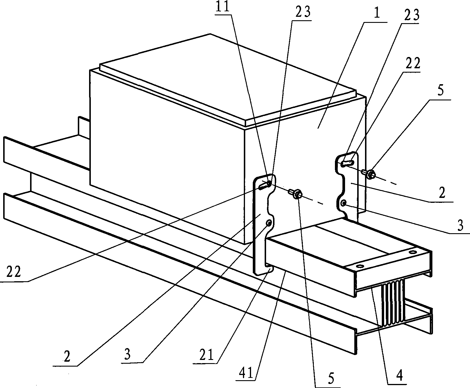 Device for locking busway inserting case