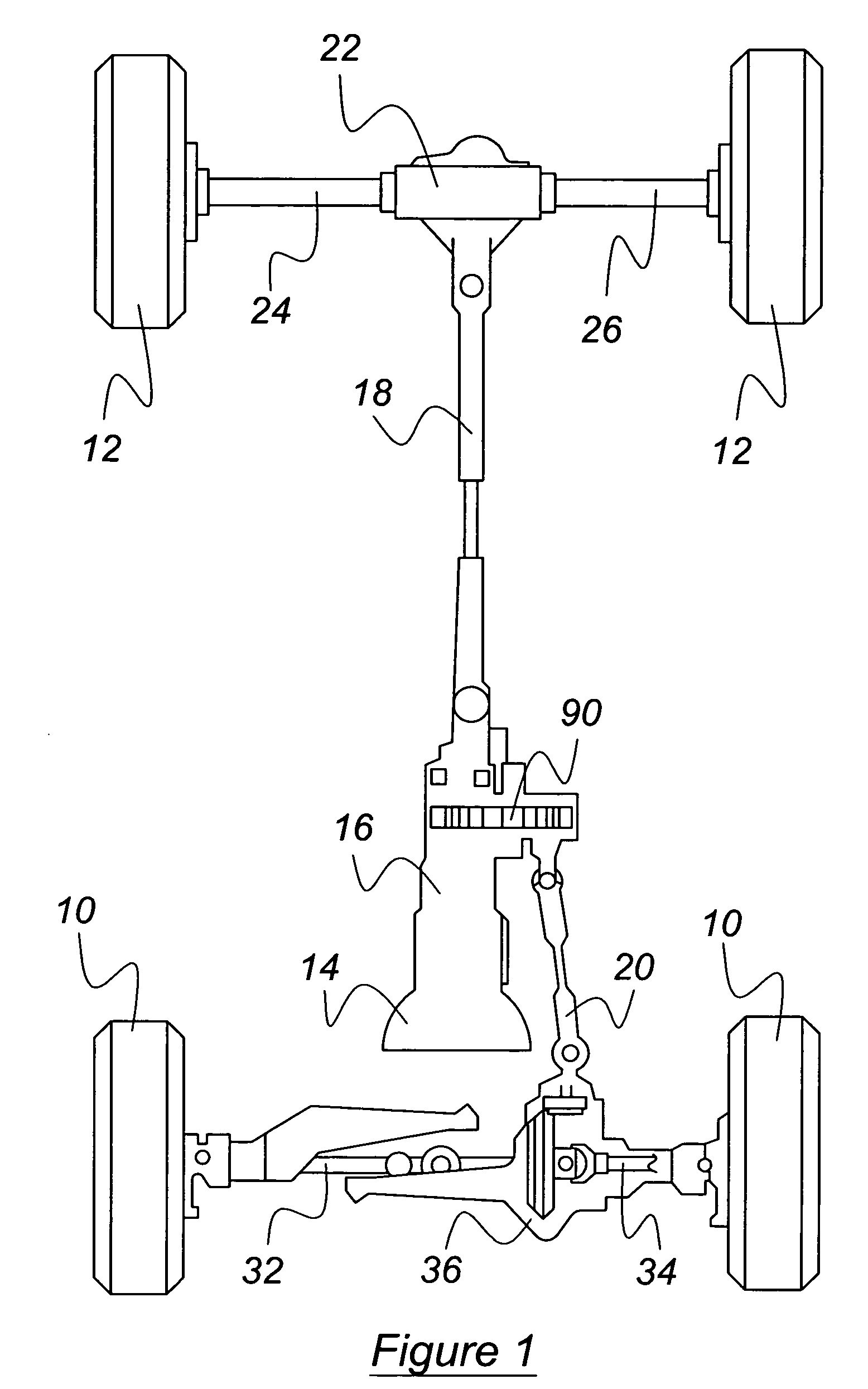 Method and apparatus for controlling a transfer case clutch to improve vehicle handling