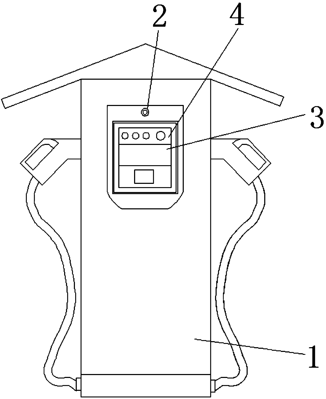 Charging pile face recognition intelligent device