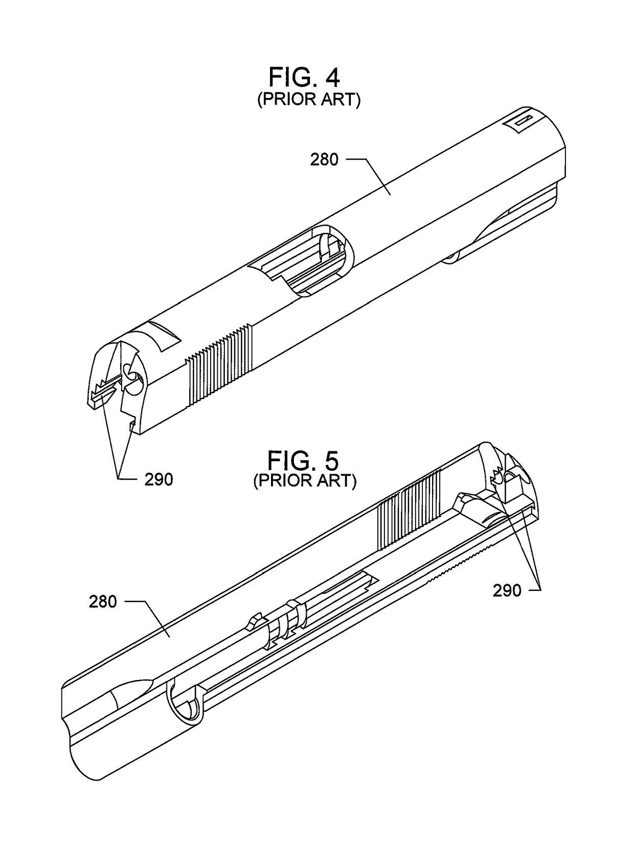 Handgun with improved slide