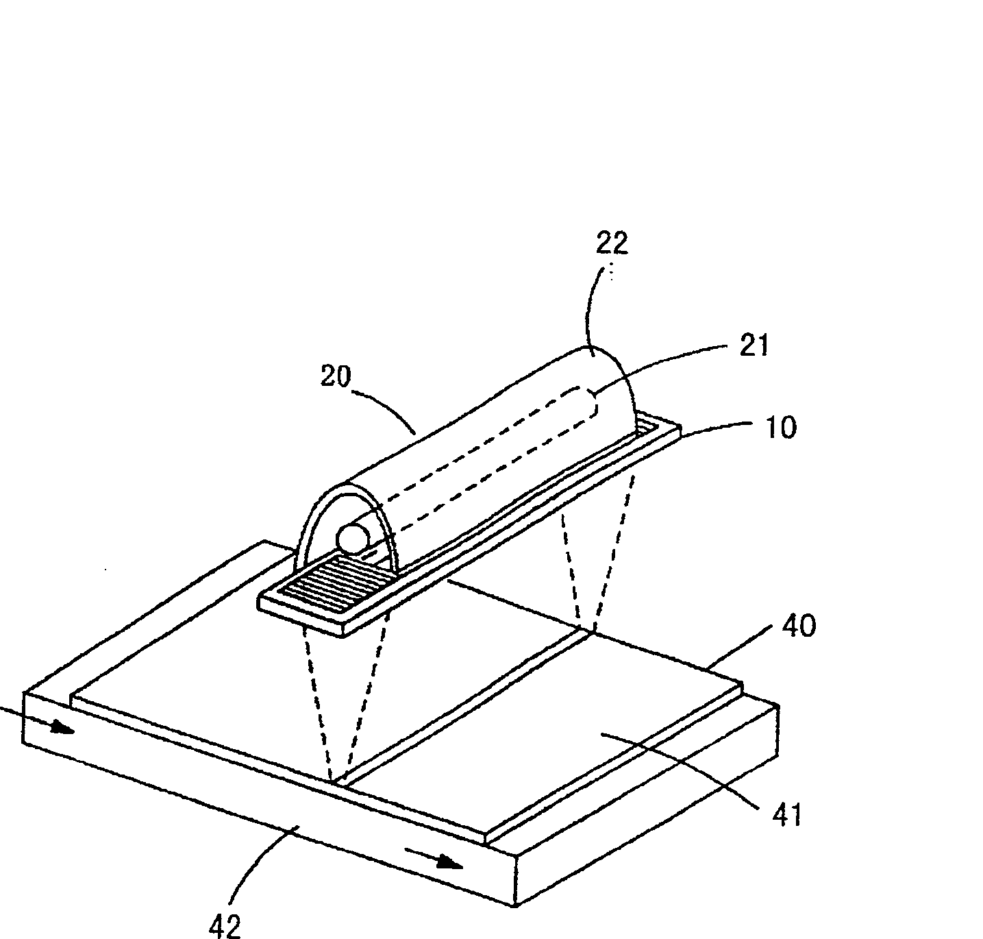 Polarization light emitting apparatus for light orientation