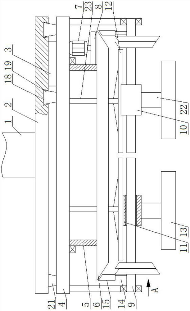 Automatic mechanical device for recycling metal machining excess materials