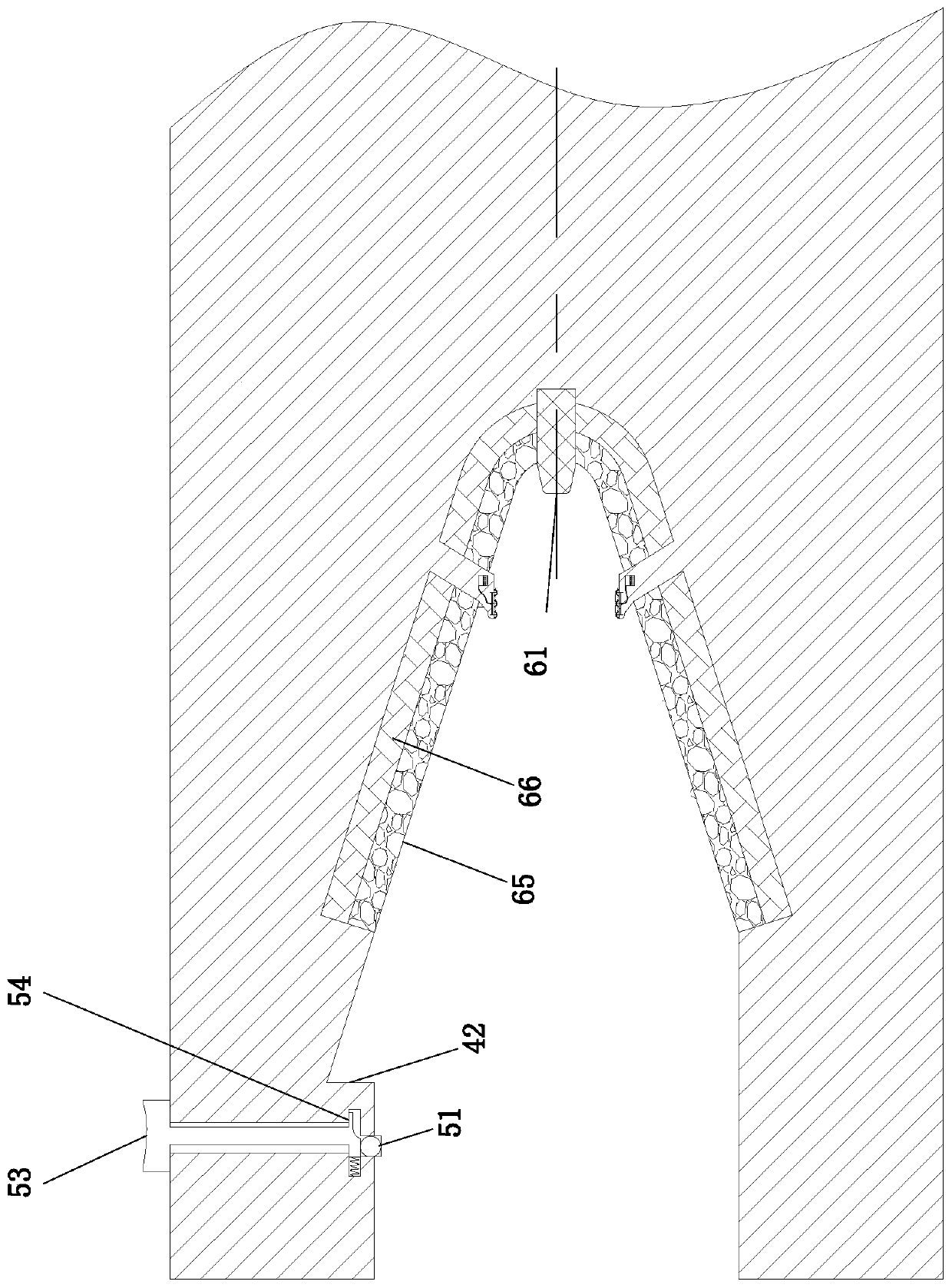 Large-size graphene foaming plate