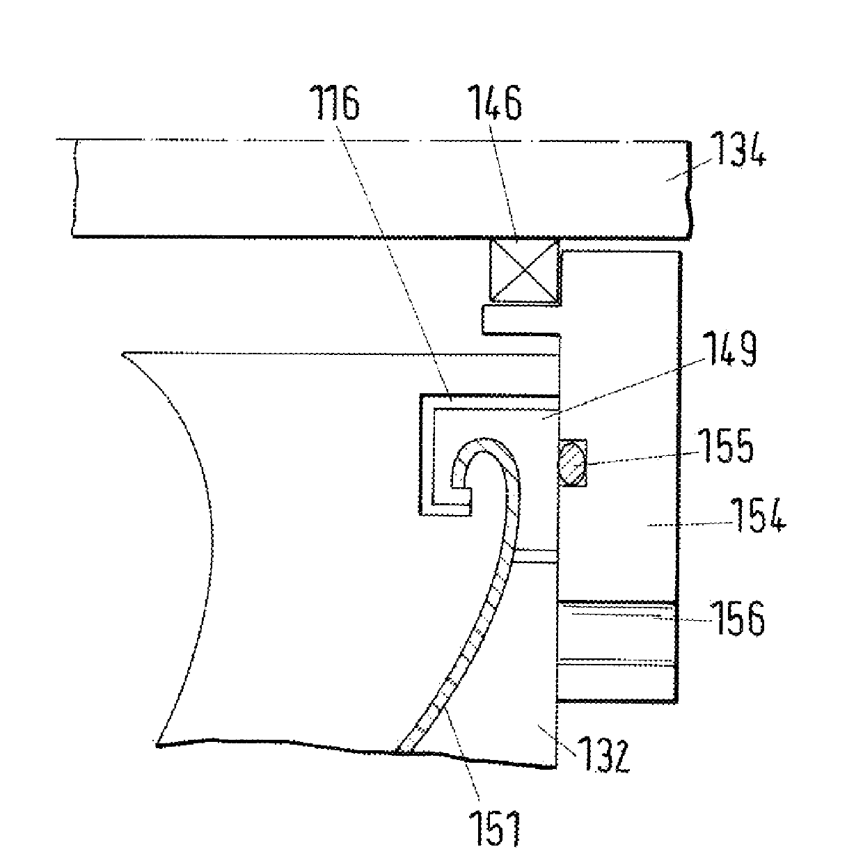 Sealing assembly and pump with a sealing assembly