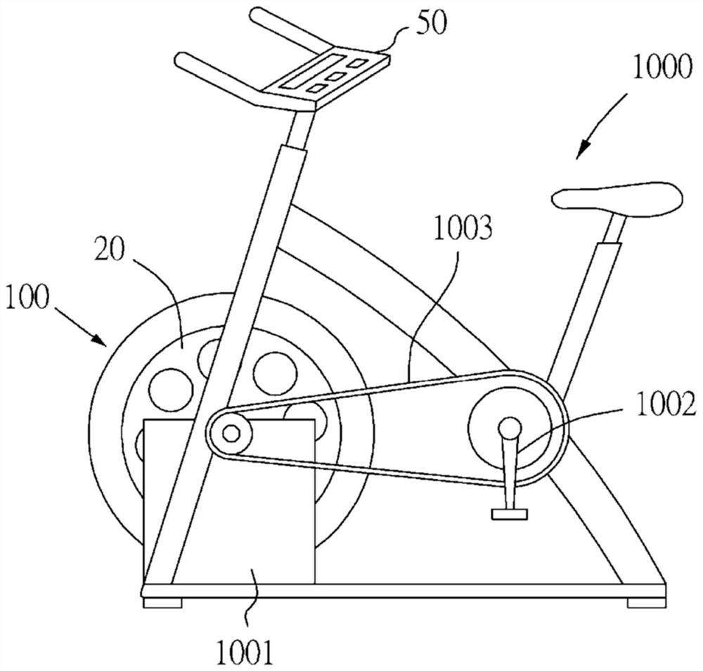 Device for power generation and braking, assembly kit and braking unit thereof