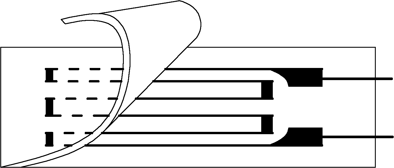 Foil type sensor with function of automatically accumulating resistance