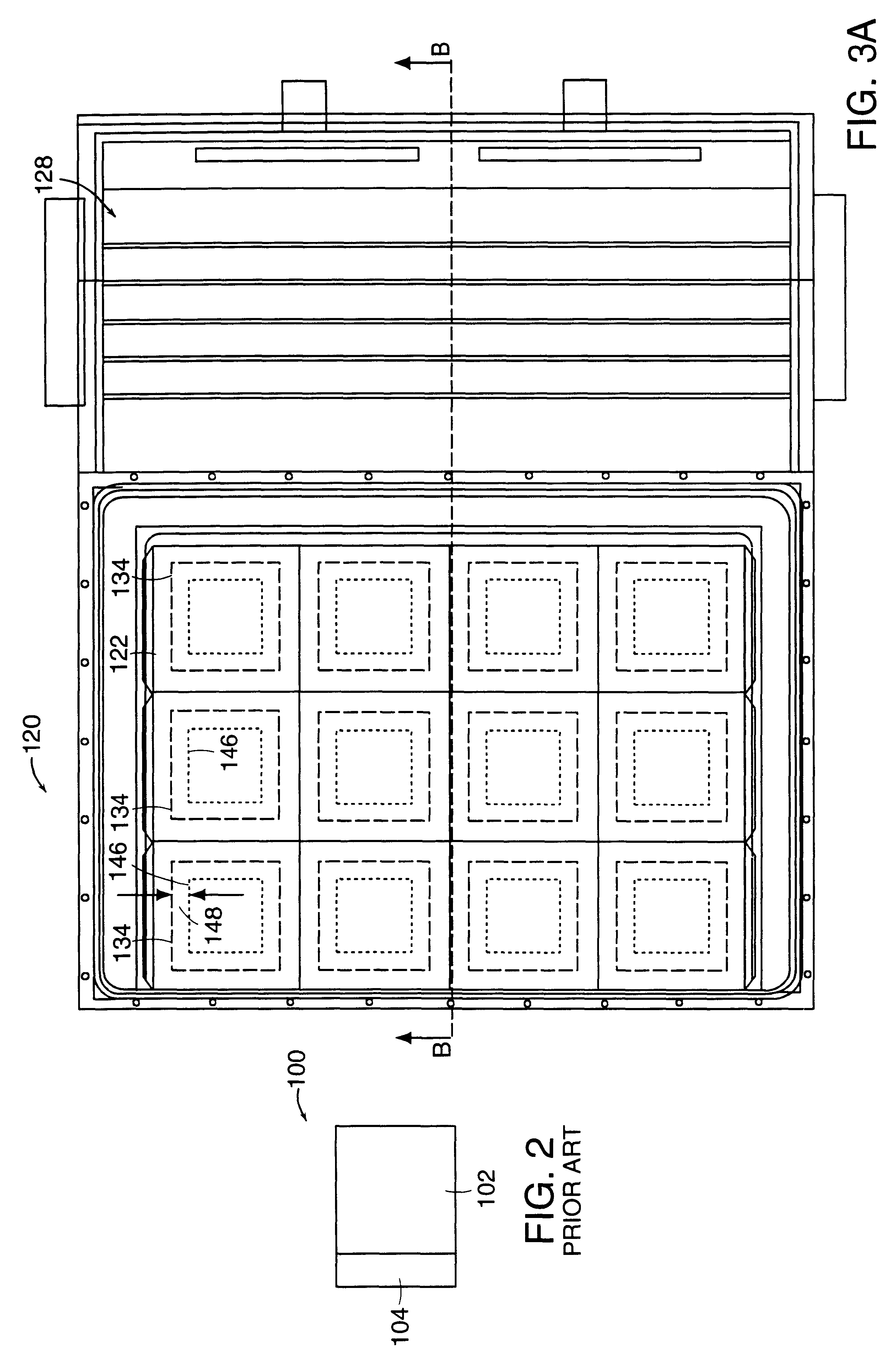 Large area array single exposure digital mammography