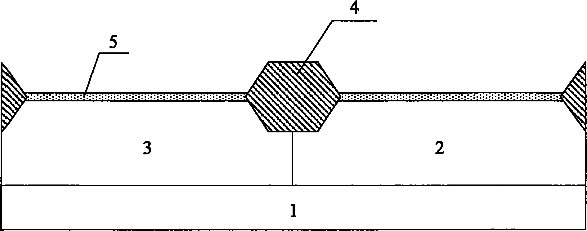 Metal oxide semiconductor (MOS) field effect transistor (FET) structure and preparation method thereof