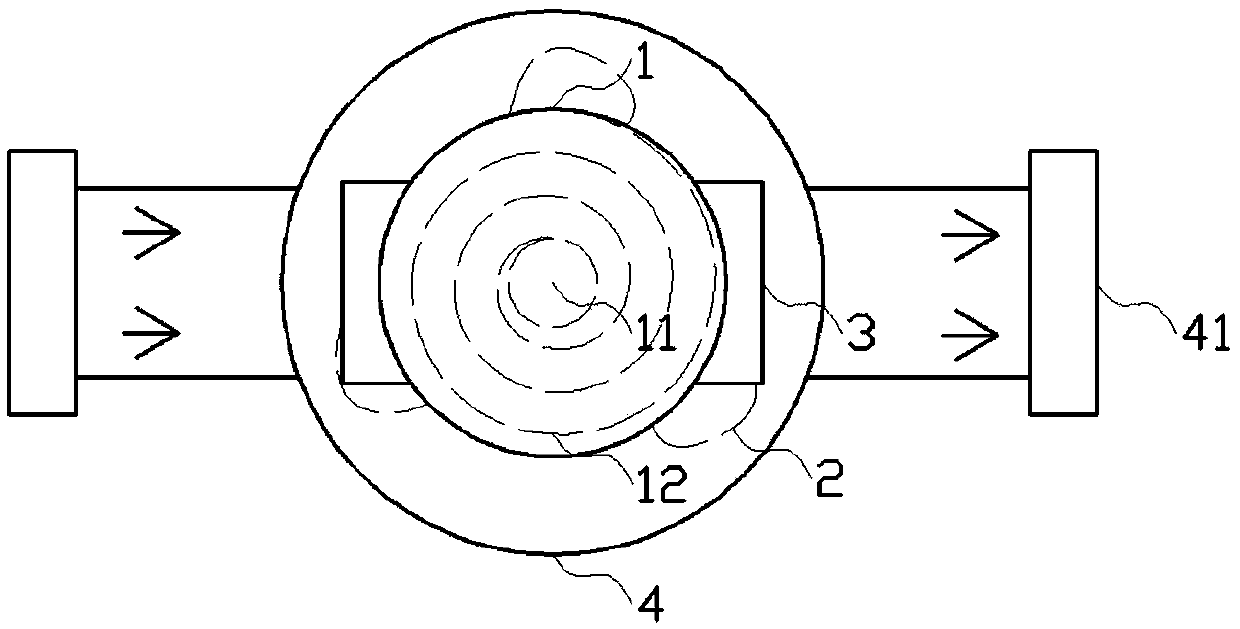 Clockwork self-deceleration valve protection device