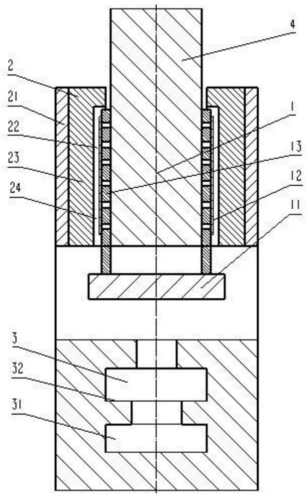 Air heating smoking set capable of fully heating periphery of cigarette core section