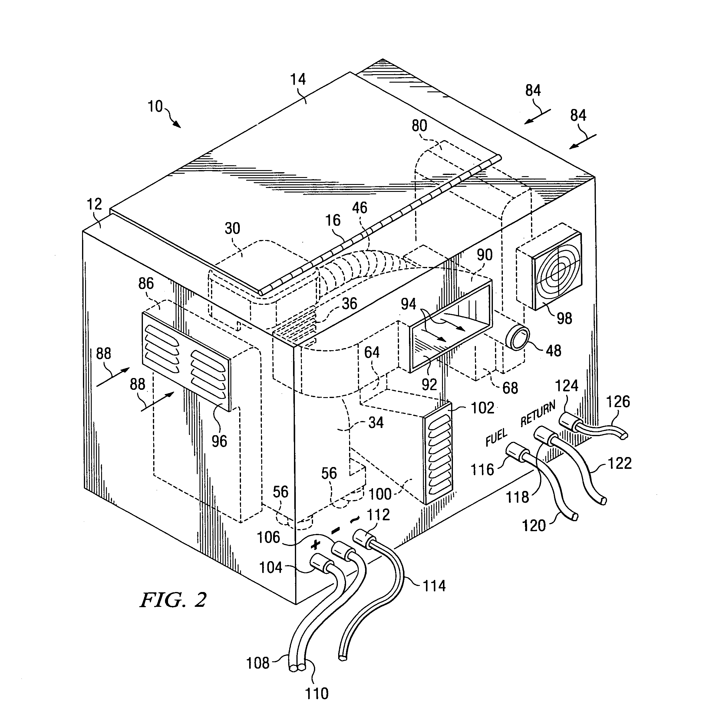 Auxiliary heating and air conditioning unit for a diesel powered transport vehicle