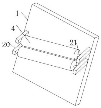 Cloth dyeing device with uniform dyeing for textile processing