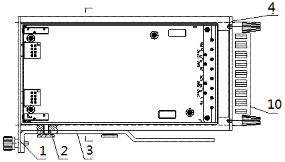 A shielding box for a high-potential control board of a high-power thyristor device