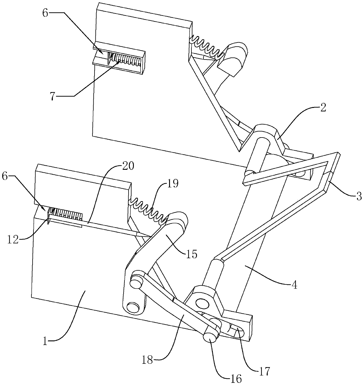 A shared bicycle storage device