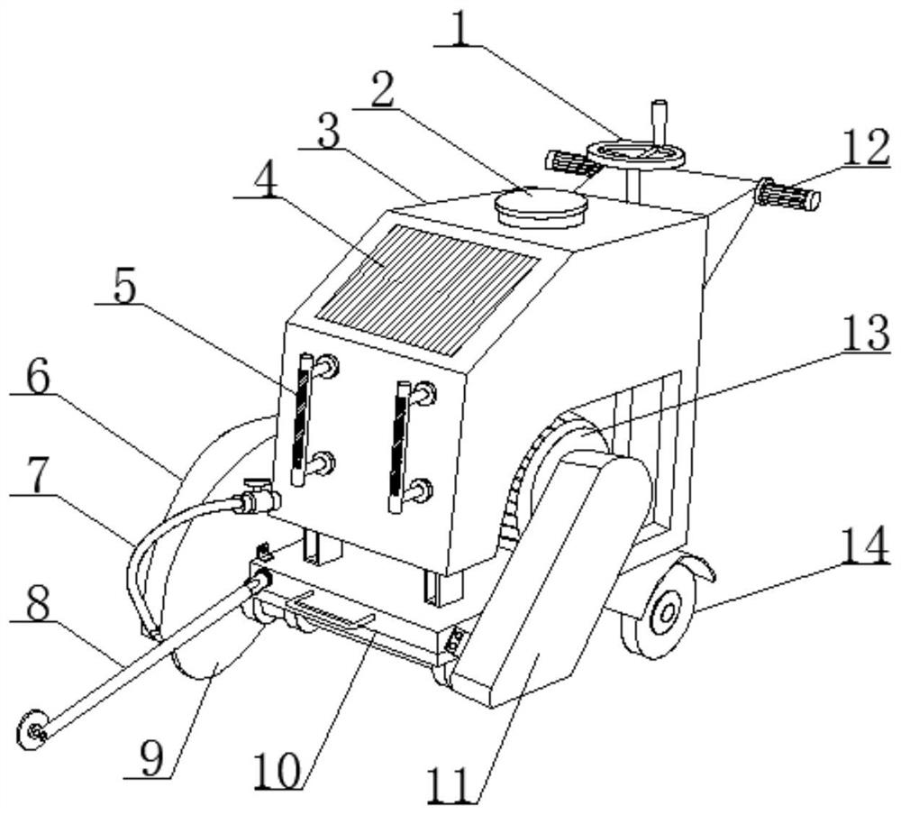 Pavement cutting equipment for building construction