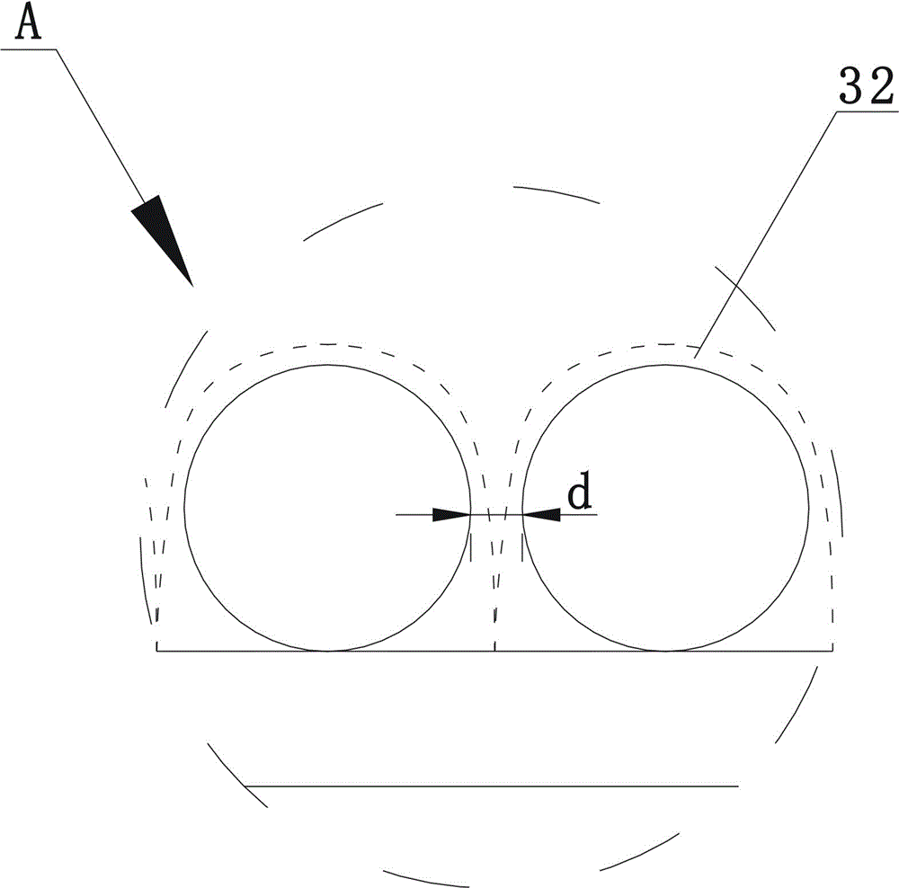 Massaging cushion and preparation method thereof