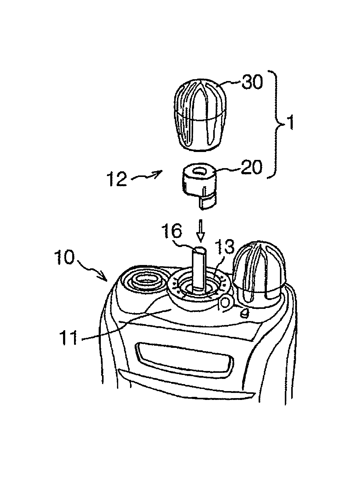 Stopper structure for rotary operation member, electronic device, and channel stopper