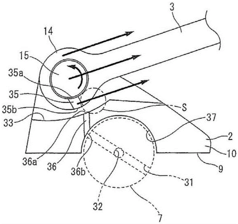 Double-link piston crank mechanism for internal combustion engine