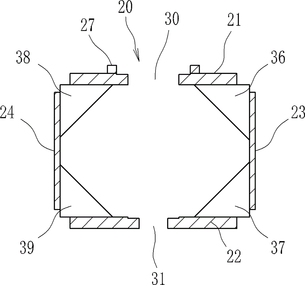 Trimming machine of rotating circular disk starter propagation device