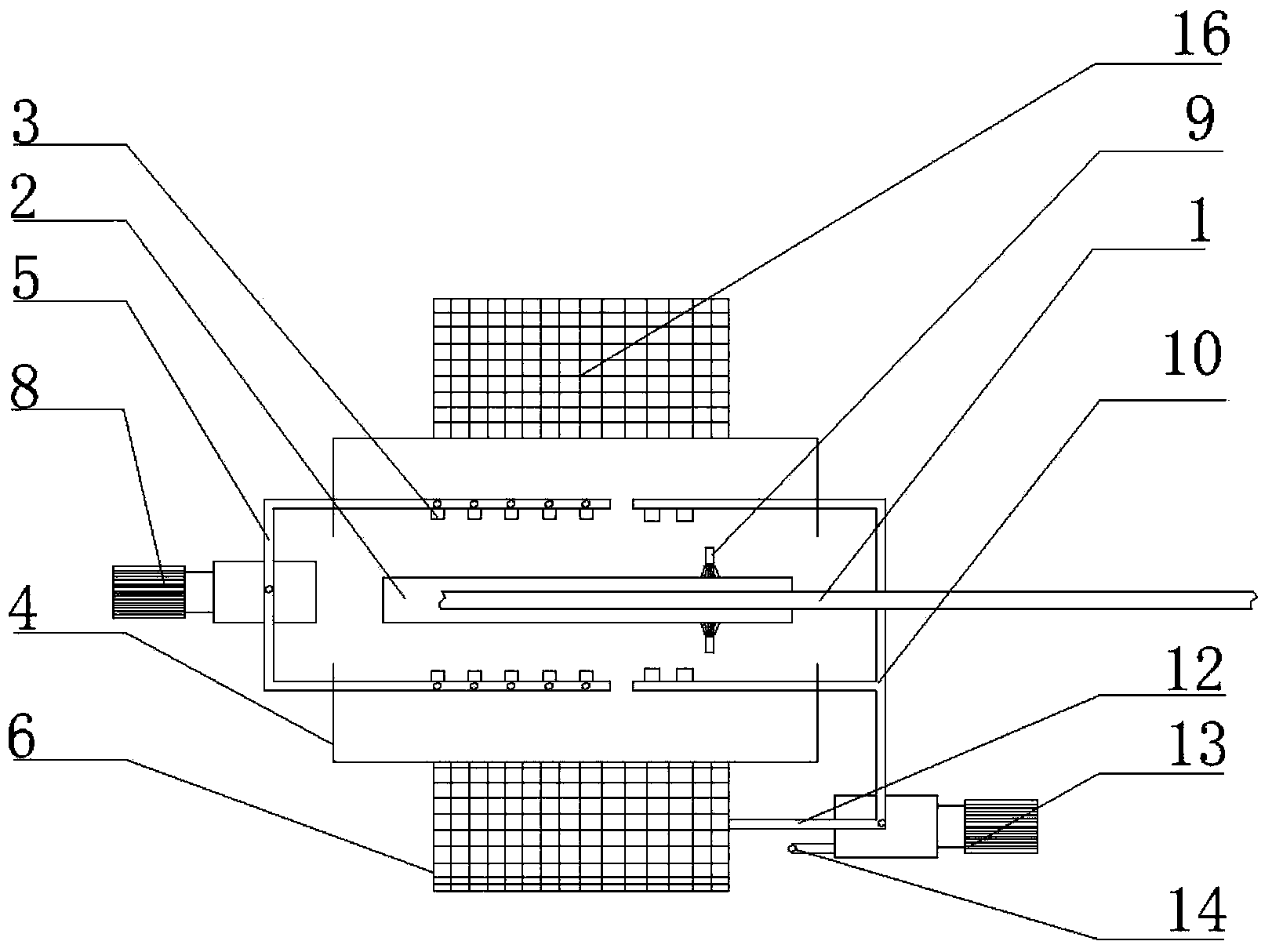 Negative polar plate needle-spraying counter-flow cleaning device in subsequent electrolysis working section of electrolytic zinc