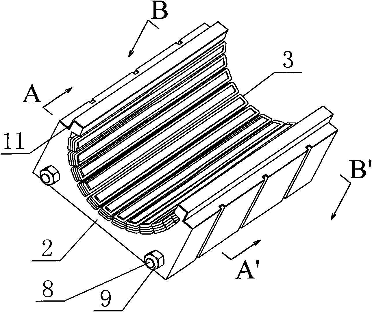 Multivariant linear arc-shaped motor