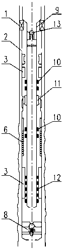 Seated sealing tool for preventing seated sealing in advance, and hanging technology for protecting open holes of packer