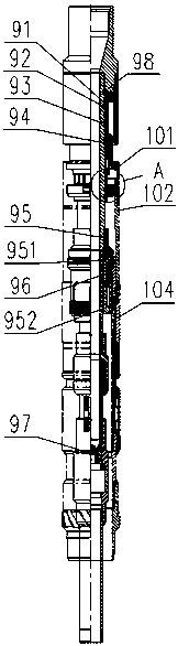 Seated sealing tool for preventing seated sealing in advance, and hanging technology for protecting open holes of packer