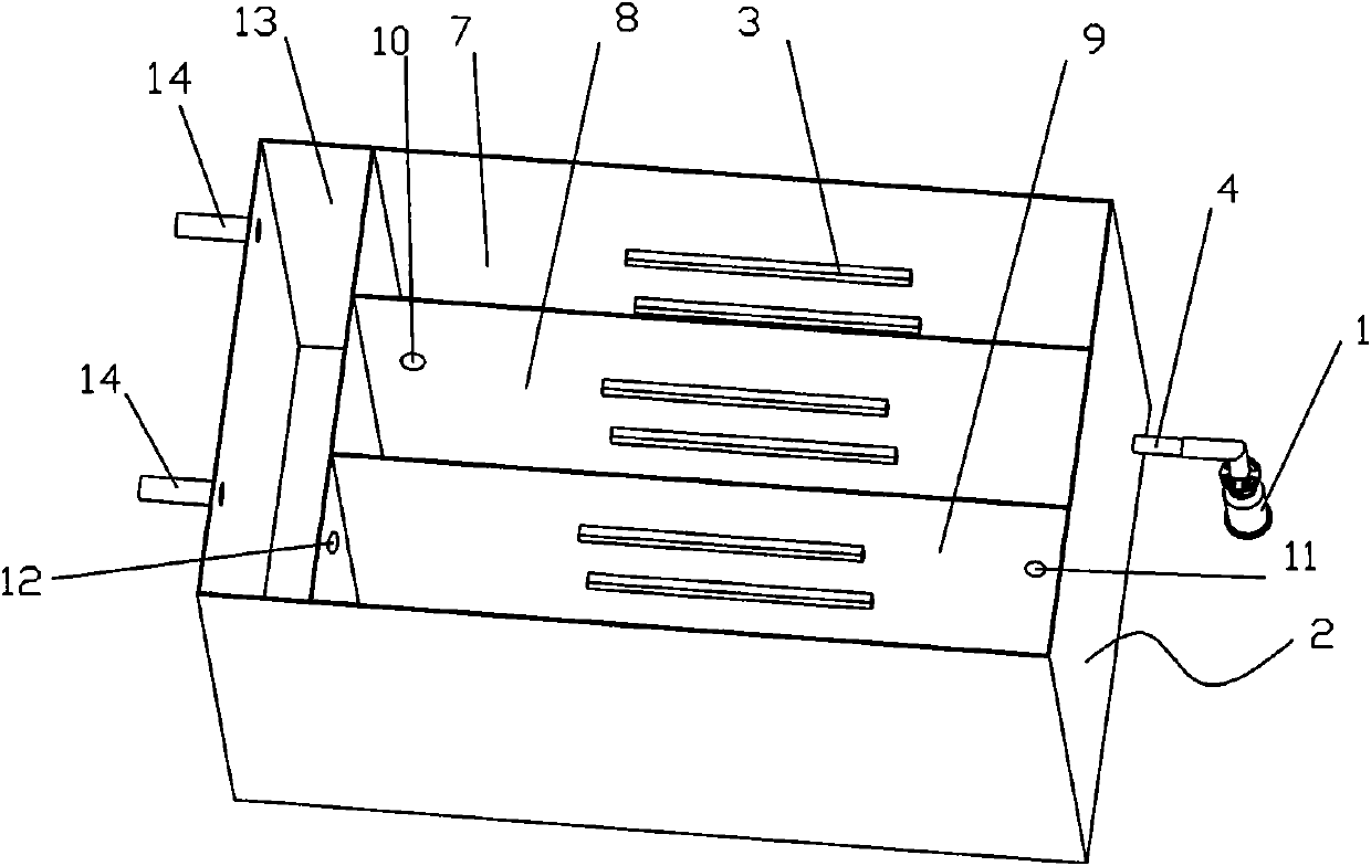 Cultivation water processing device with sterilization function