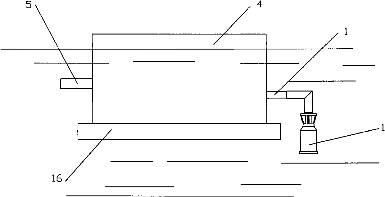 Cultivation water processing device with sterilization function