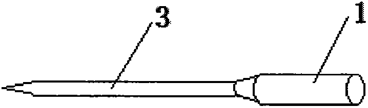 Puncture pressure reducing needle in cholecystitis operation and puncture pressure reducing method thereof