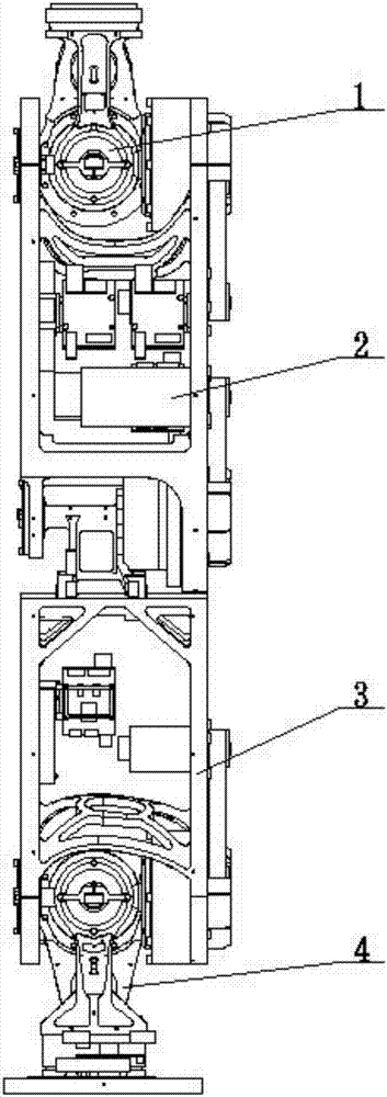 Humanoid robot leg mechanism