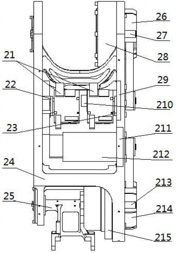 Humanoid robot leg mechanism