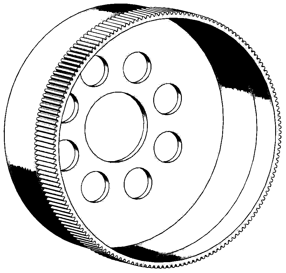 Harmonic reducer cup-shaped flexible gear multi-tooth meshing composite stress solving method