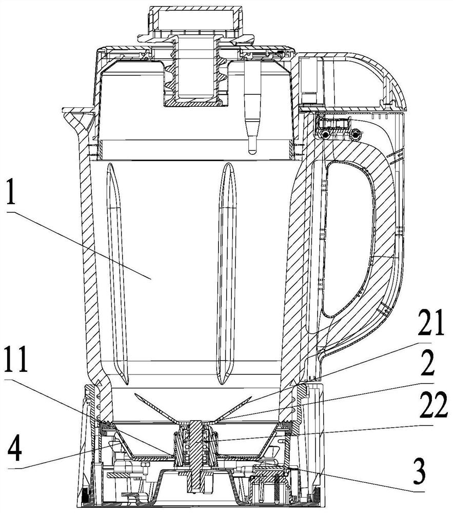 A low-noise food processor