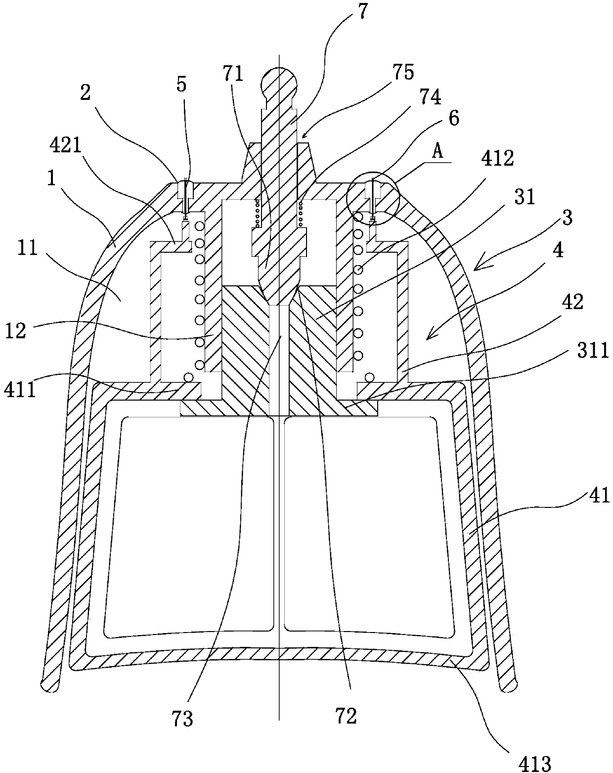 Automatic suction anti-overpressure vacuum cupping device