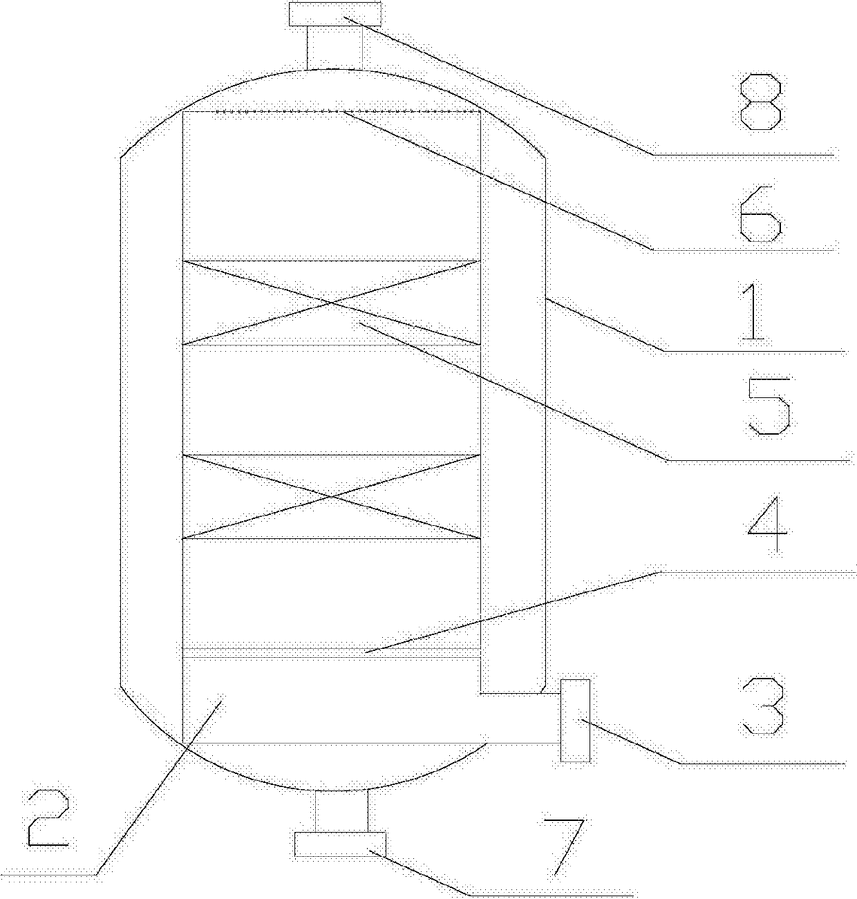 Filtering system for coking demulsifier