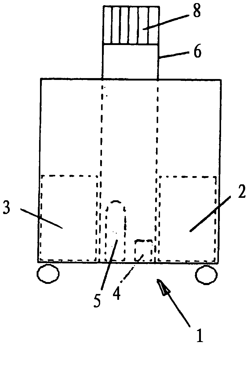 Trolley for preparing and dispensing drinks