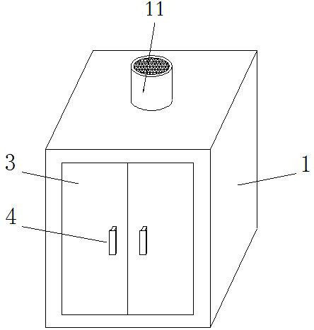 Box body rotary type file cabinet convenient for quick consulting