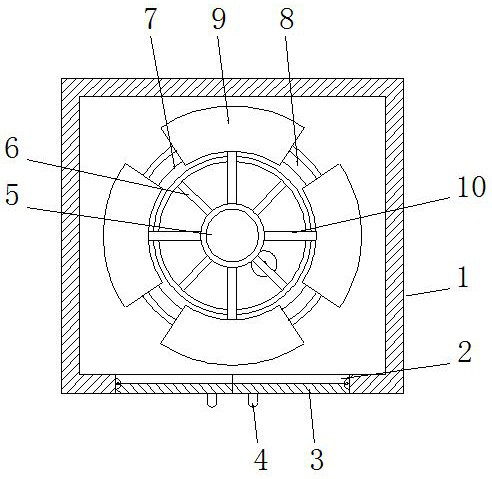 Box body rotary type file cabinet convenient for quick consulting