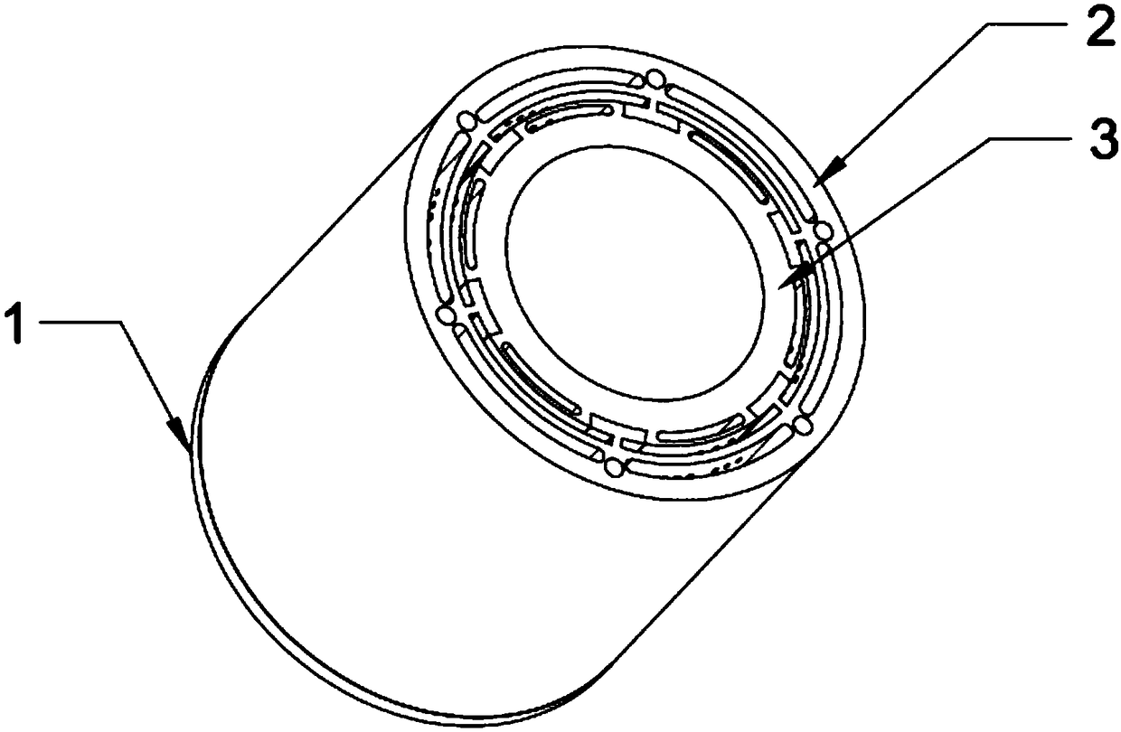 Elastic foil piece bearing top layer foil piece heat treatment tool capable of controlling shape and performance