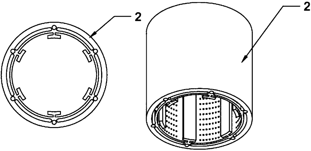 Elastic foil piece bearing top layer foil piece heat treatment tool capable of controlling shape and performance