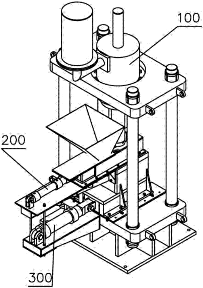 Rotating disc type scrap iron wafering equipment