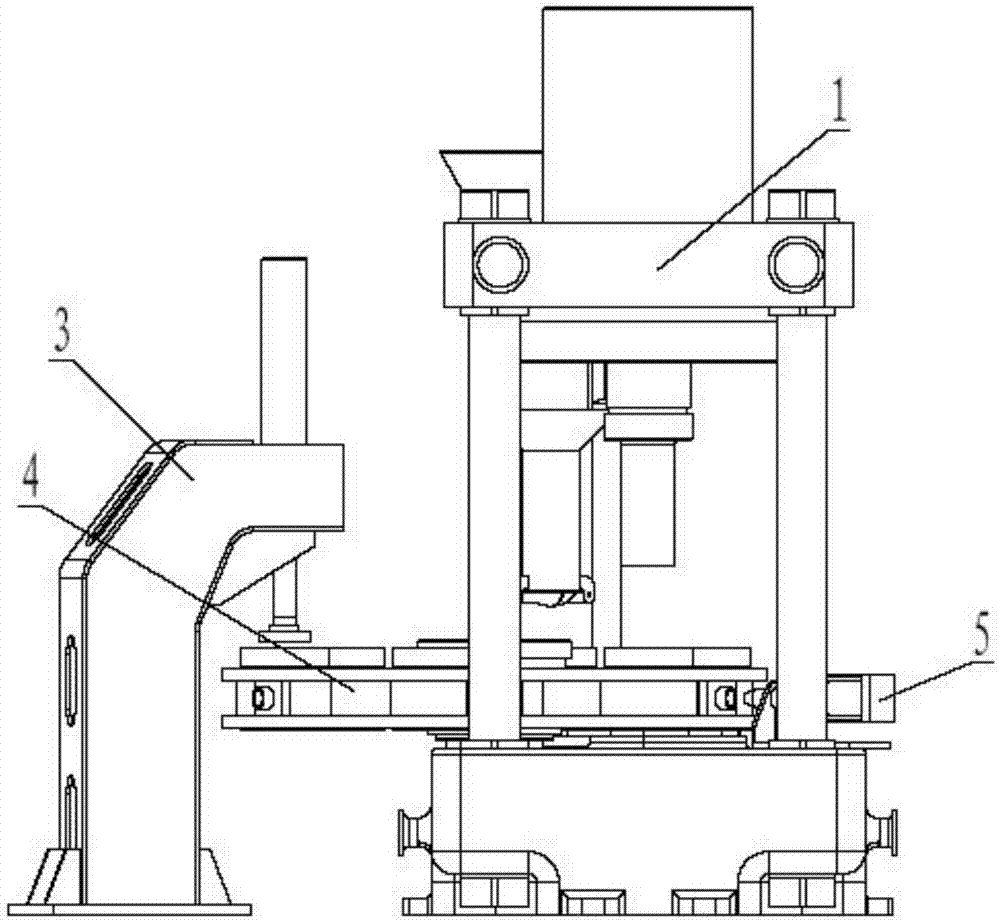 Rotating disc type scrap iron wafering equipment