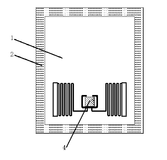 Thick antenna discrete ultrahigh frequency intelligent label