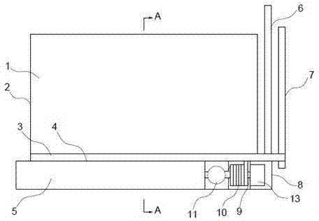 Simple photovoltaic panel cleaning device