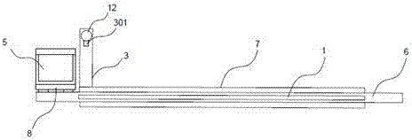 Simple photovoltaic panel cleaning device