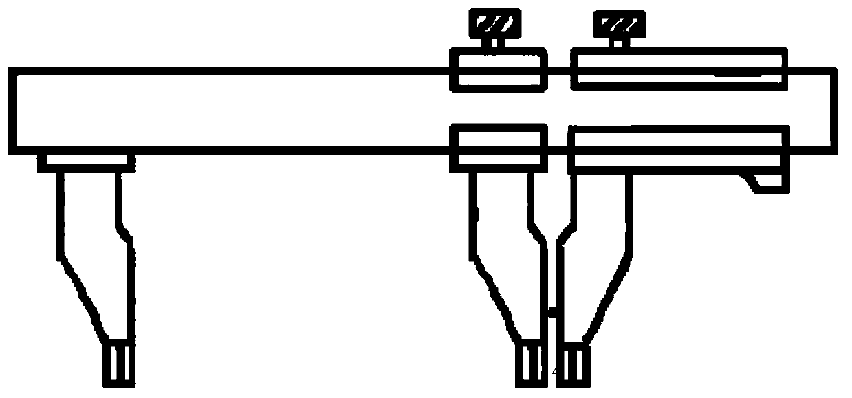 A continuous verification method for indication error of large-range universal caliper