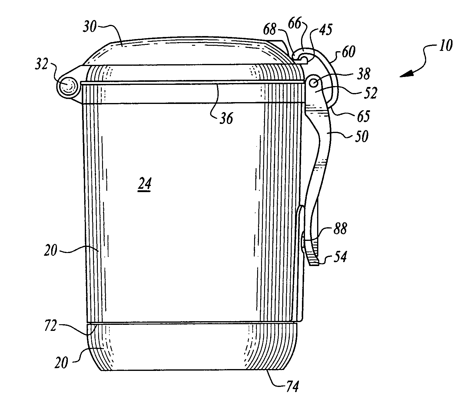 Vacuum storage container