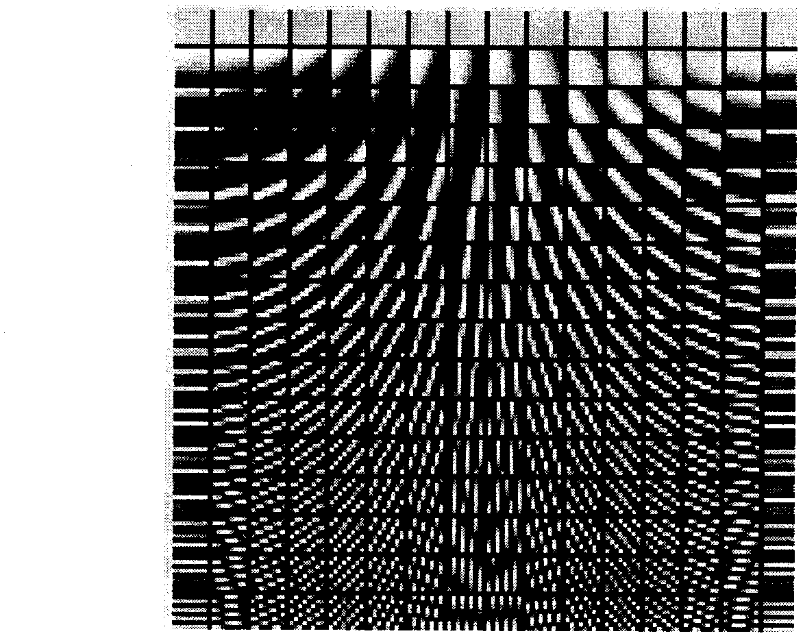 Method for reconstructing partitioned images by compressive sensing on the basis of structural dictionaries